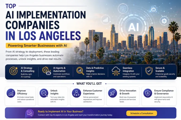Top AI Implementation Companies in Los Angeles (2026 Updated Version)