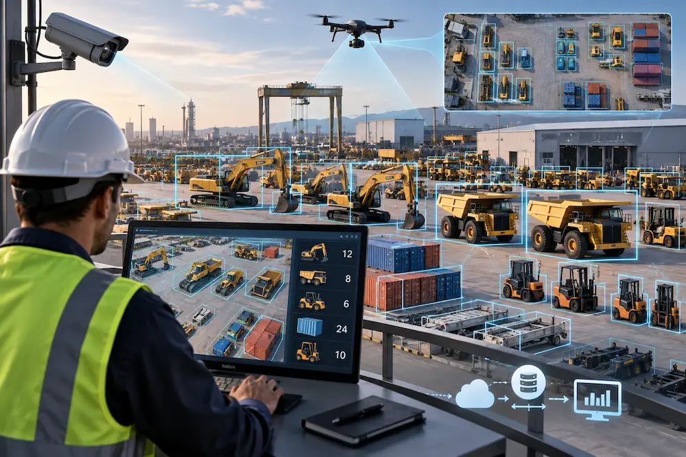 AI Object Detection for Counting Large Equipment in Industrial Inventory